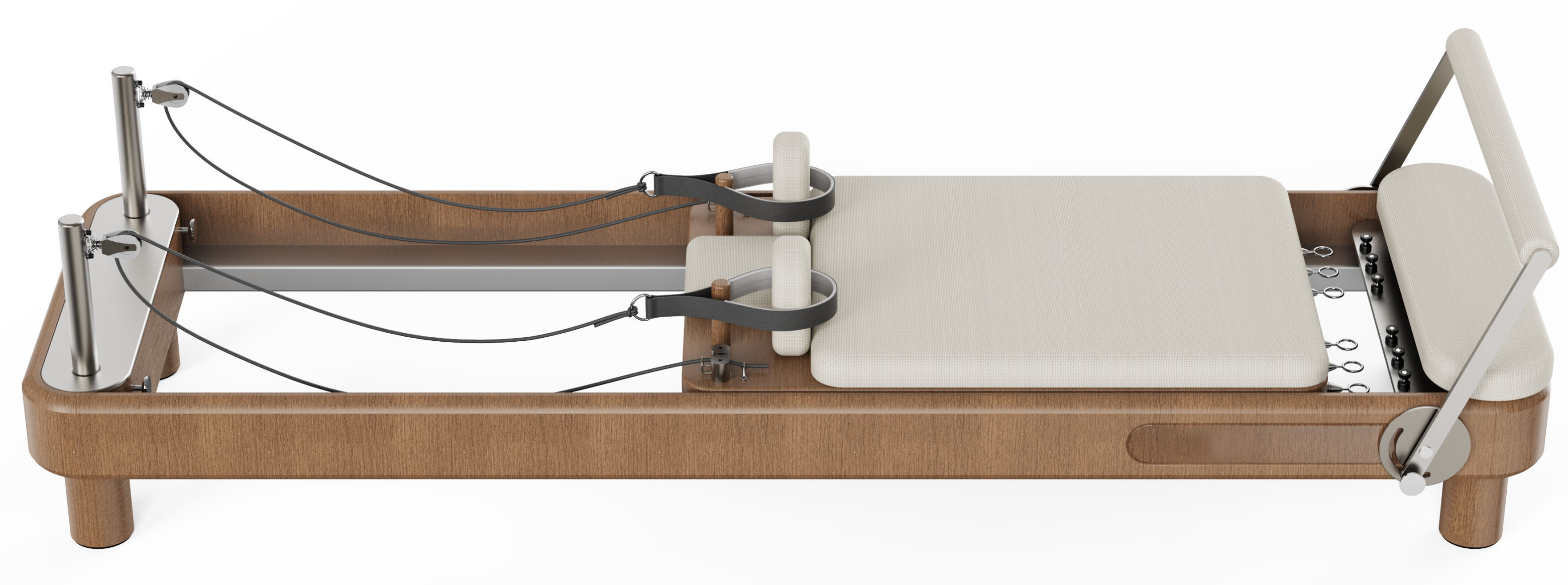 Pilates Reformer PRO B020 – reformer z červeného dubu