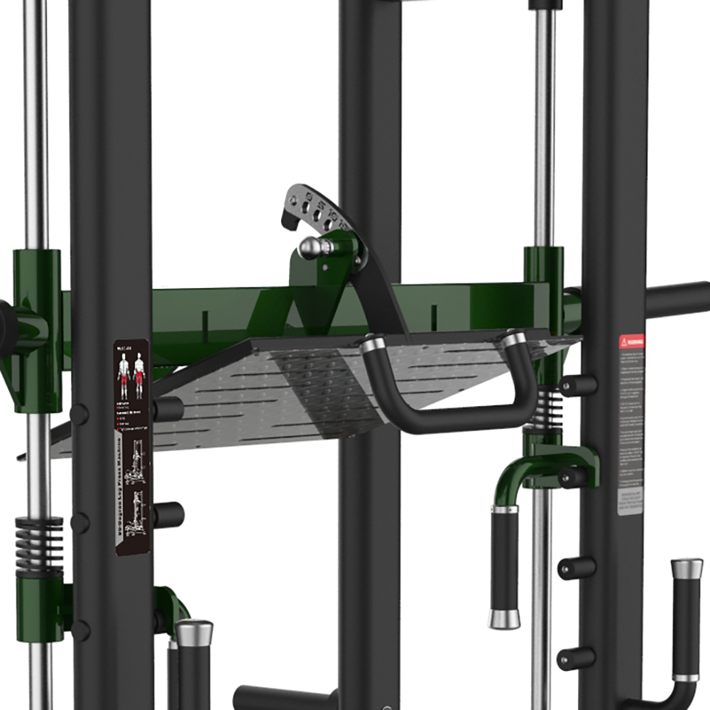 90 Degree Leg Press B763 – detail nastaviteľnej platformy na nohy