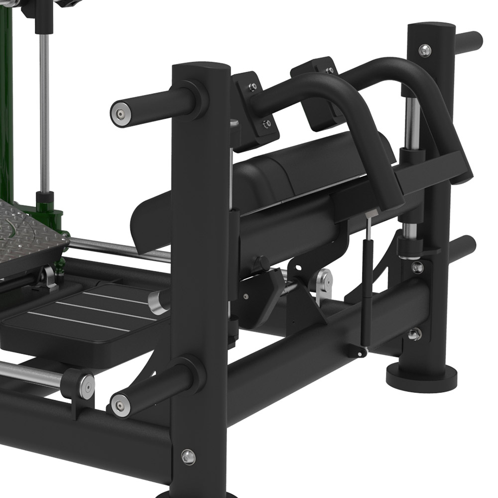 3D Hip Bridge B760 – detail opierky, lavičky a priestoru pre používateľa
