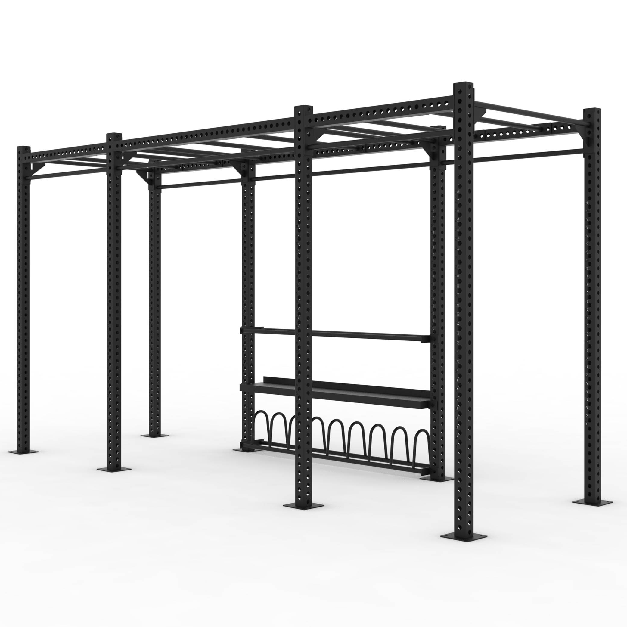 Crossfit Rig F186 – detail robustnej oceľovej konštrukcie