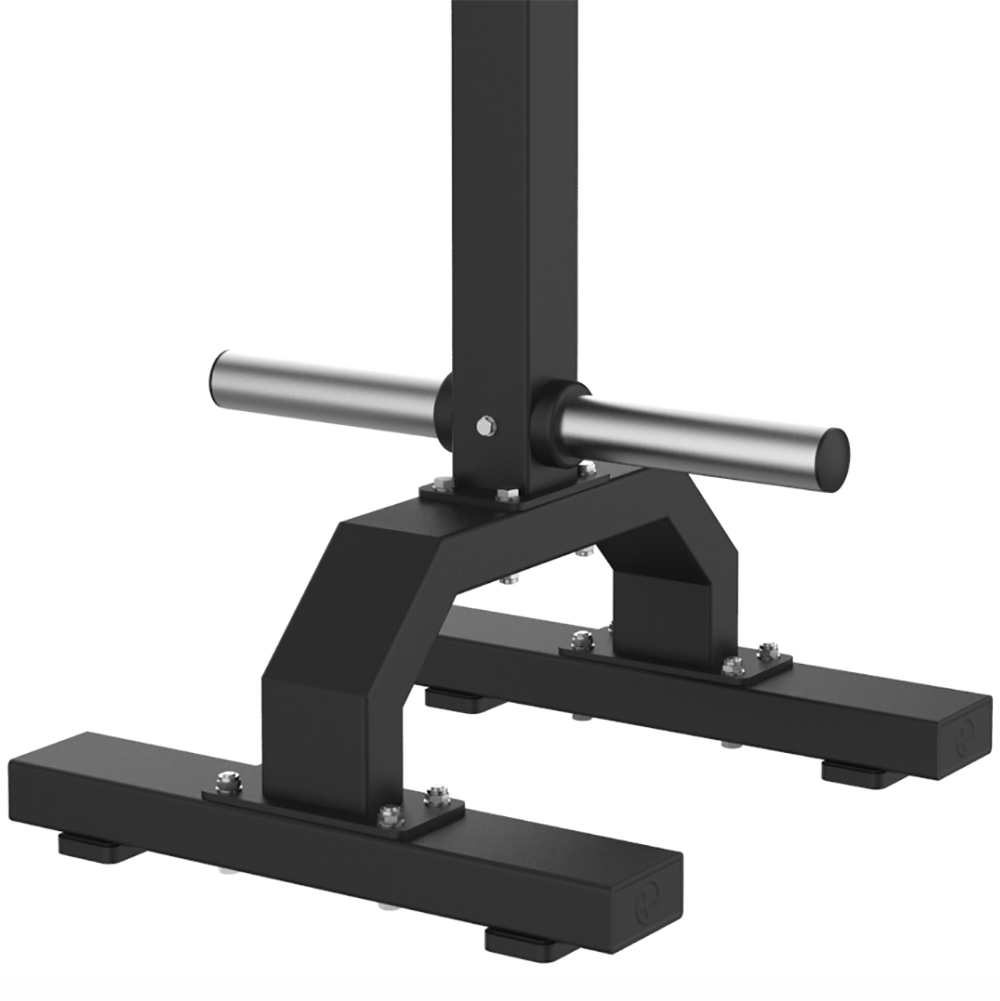 Weight Plate Rack P854A – pevná oceľová konštrukcia s odkladacími tŕňmi