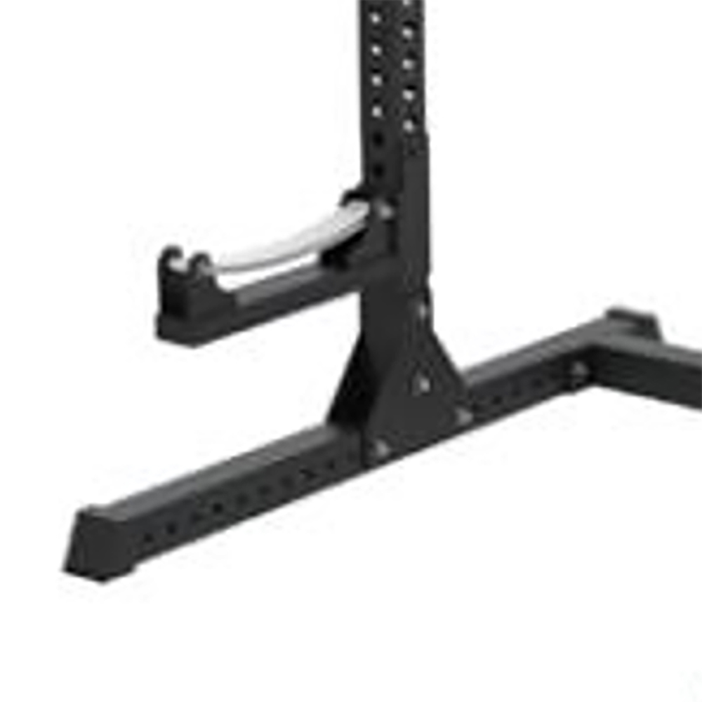 Squat Rack SQ7087 – robustná oceľová konštrukcia s perforovanými stĺpikmi