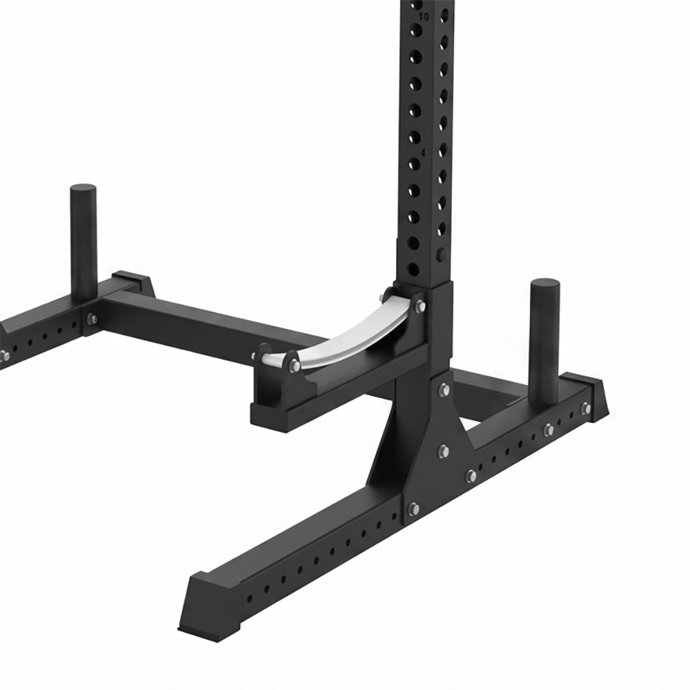 Squat Rack AQ7087 – robustná oceľová konštrukcia s perforovanými stĺpikmi