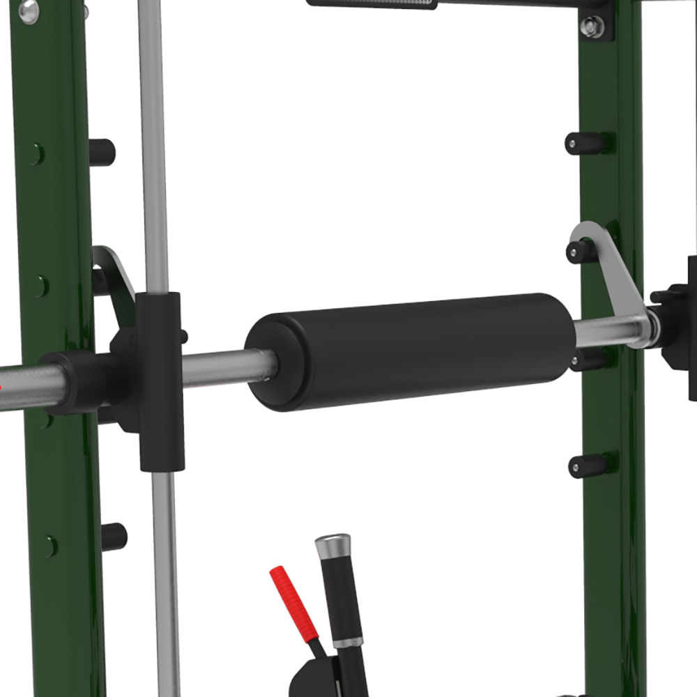 3D Hip Bridge B760 – detail bedrového valca a nakladacích tŕňov