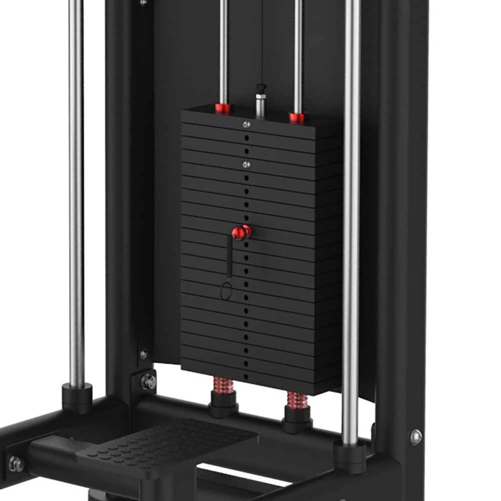 4GYMS Assisted Pull Up & Dip – detail záťažového stĺpca a nastaviteľnej dopomoci