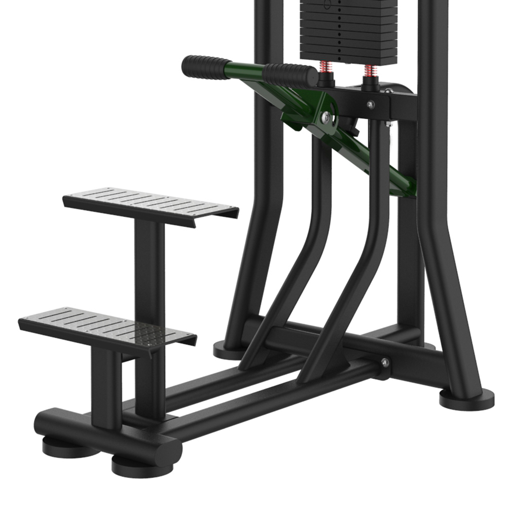 Assisted Pull Up & Dip B7112 – detail stabilnej konštrukcie a základne