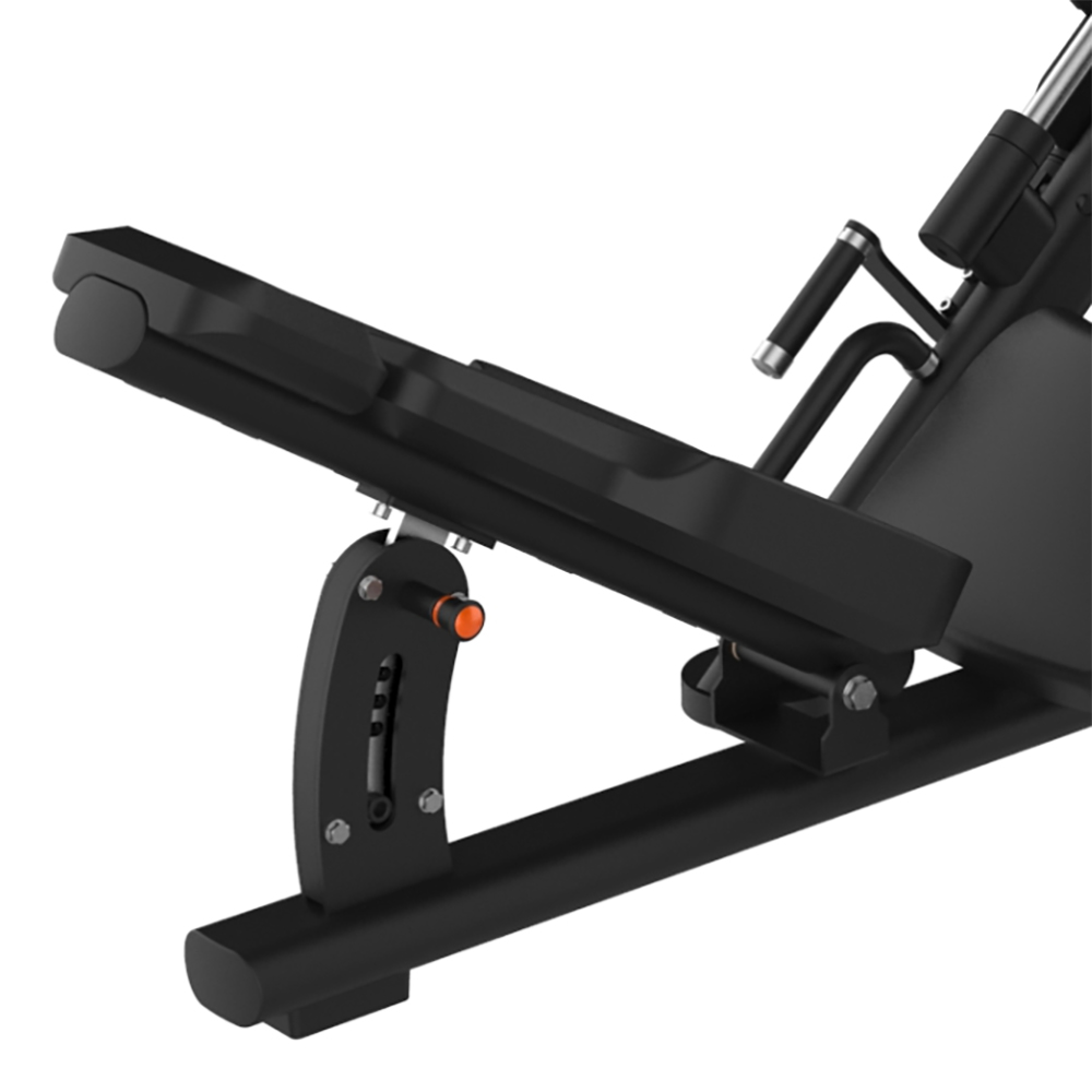 45 Degree Leg Press B756 – detail nastaviteľnej opierky chrbta a sedadla