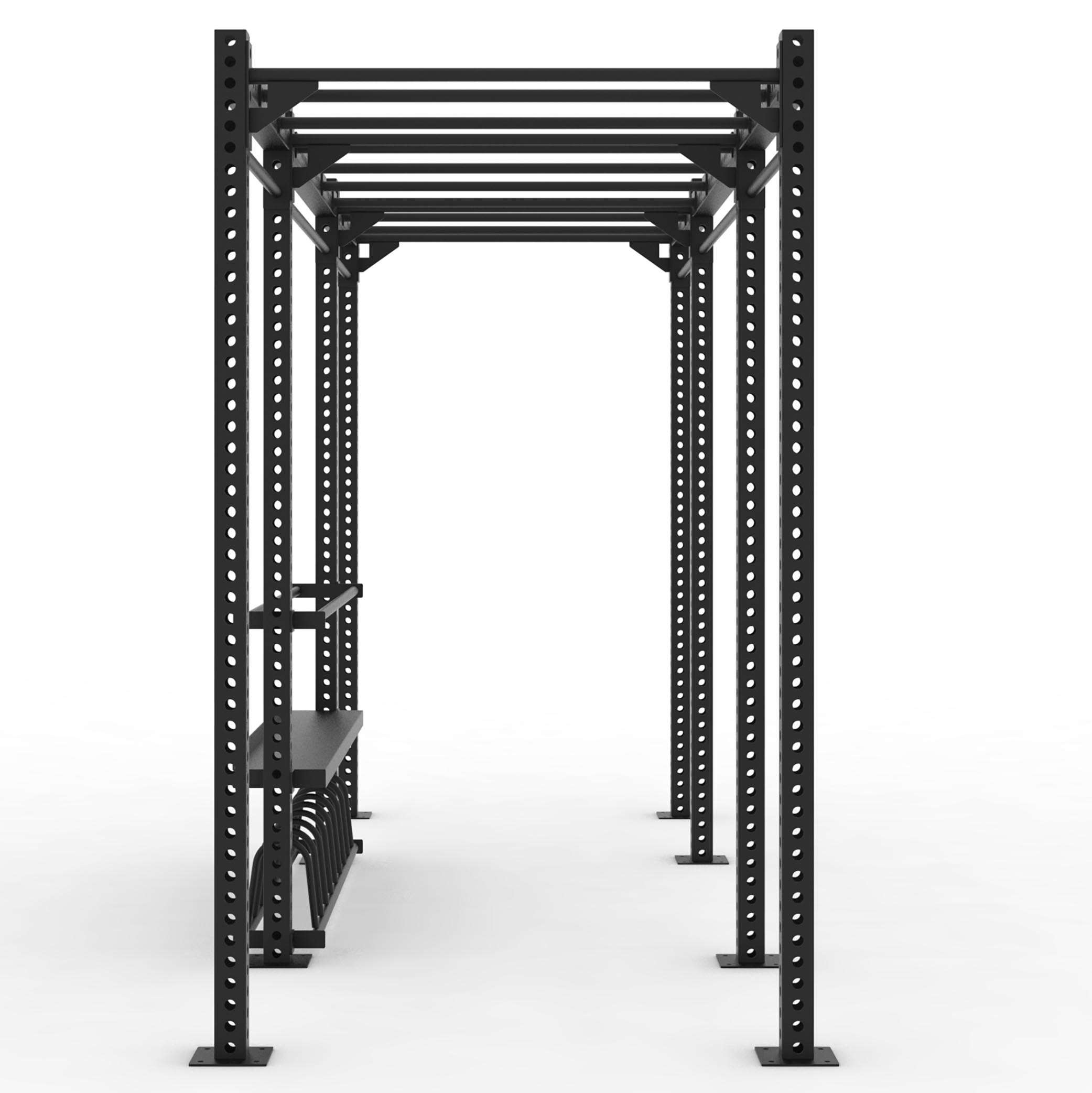 Crossfit Rig F186 – funkčná tréningová zóna s odkladacími prvkami