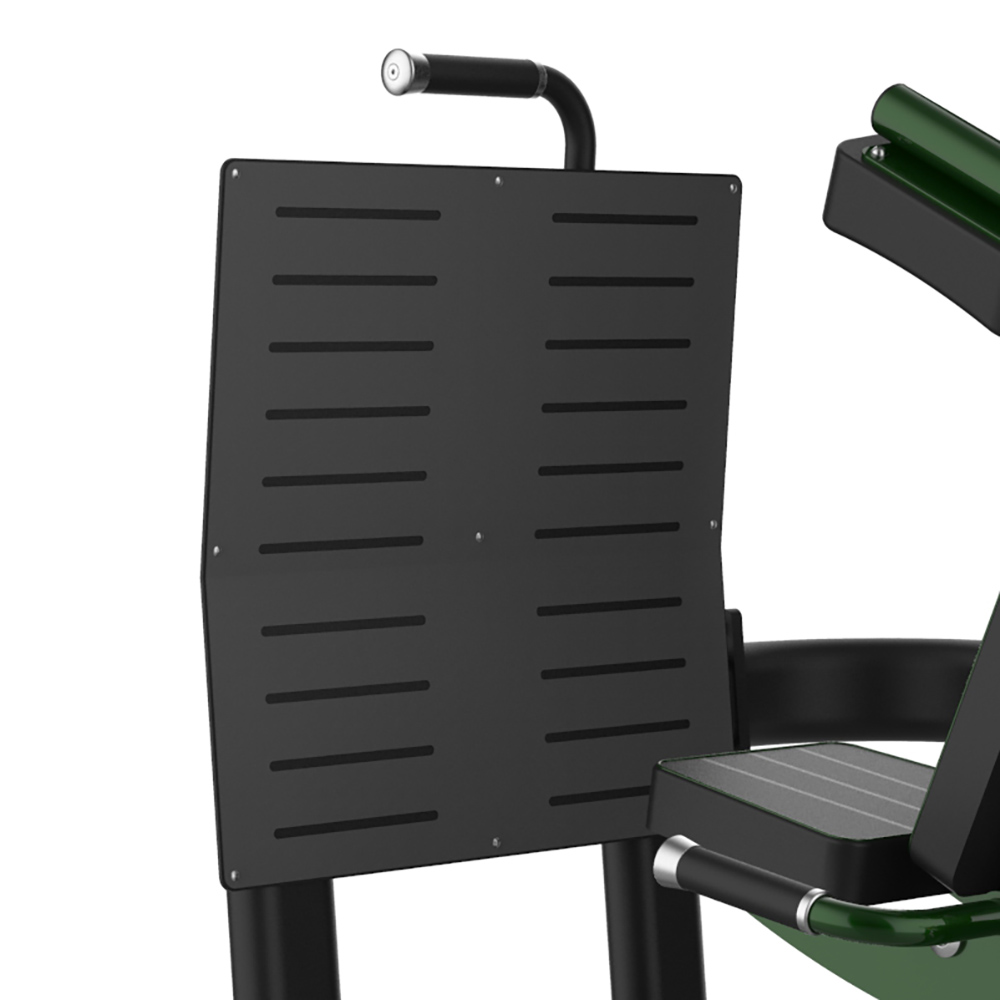 Seated Leg Press B7108 – detail veľkej nášľapnej platformy na nohy