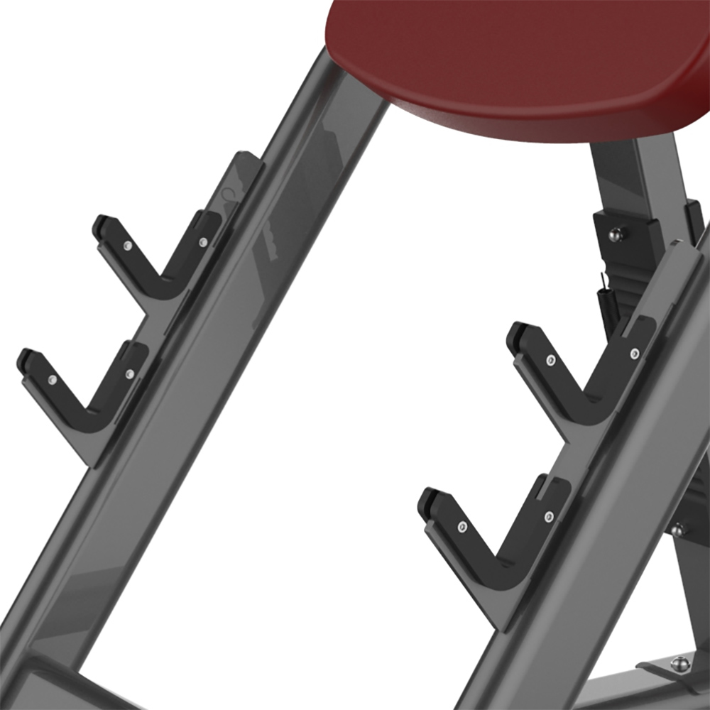 Bicep Bench B1044A – komfortný bicepsový pult a odkladacie háky