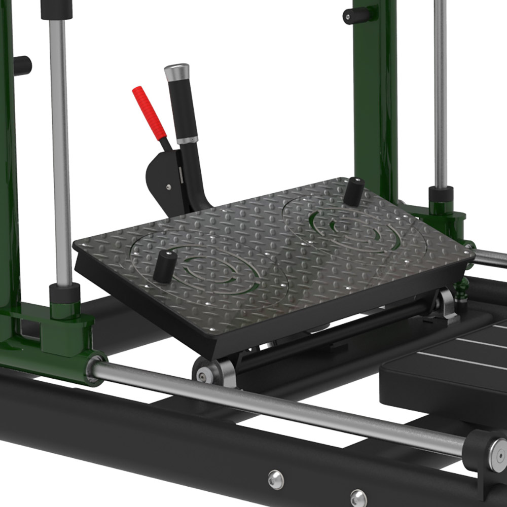 3D Hip Bridge B760 – detail platformy na chodidlá
