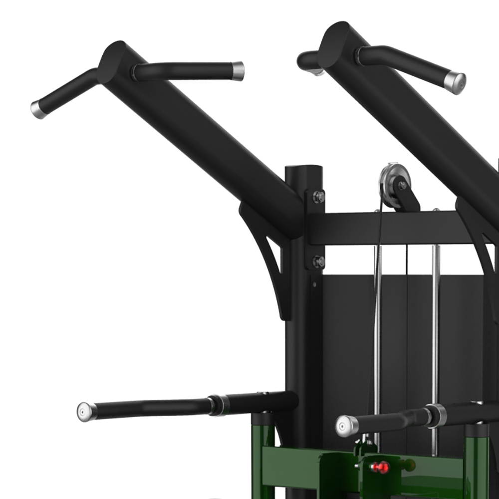 4GYMS Assisted Pull Up & Dip – detail horných úchopov na zhyby