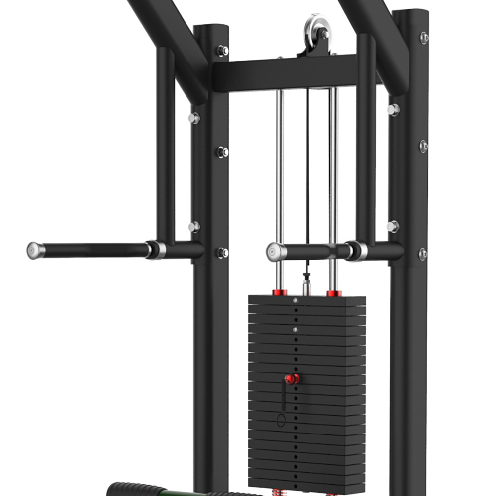 Assisted Pull Up & Dip B7112 – detail 100 kg záťažového stĺpca