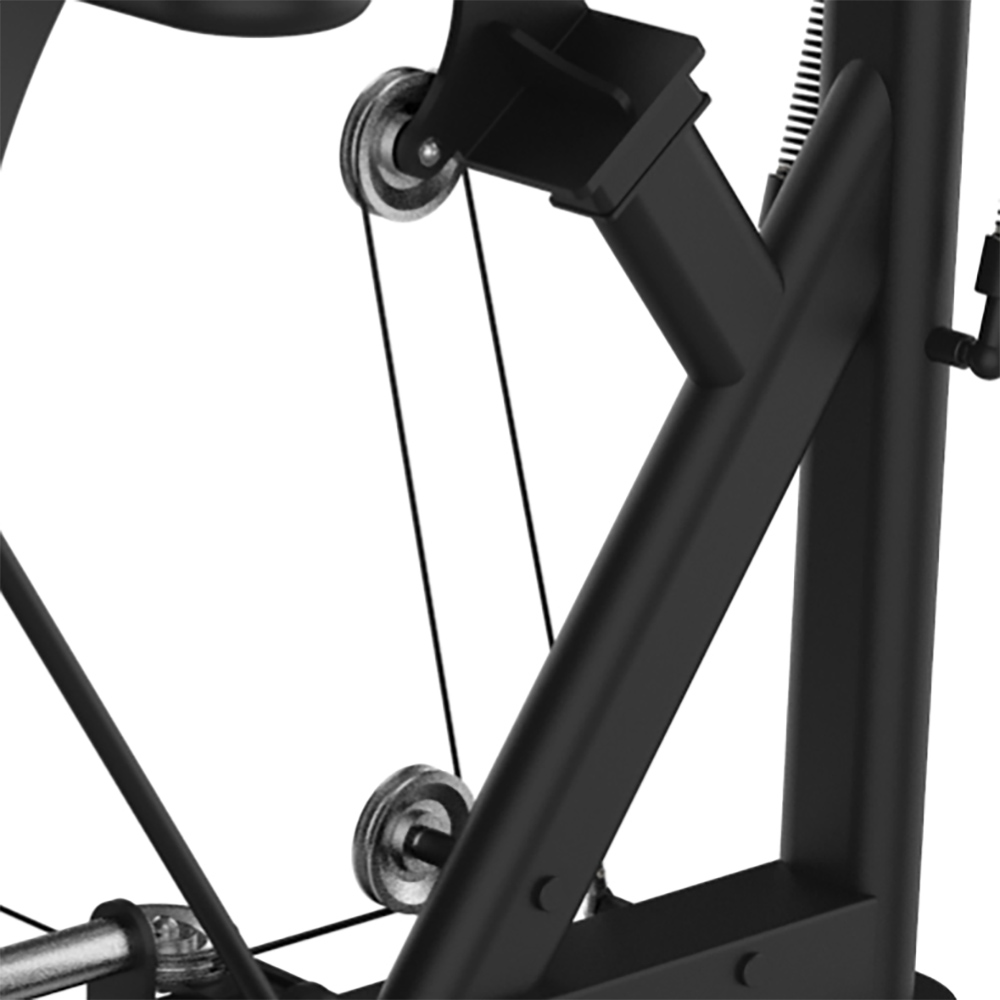 Multi Chest Press/Shoulder Press B7107 – detail hliníkových kladiek a kladkového prevodu