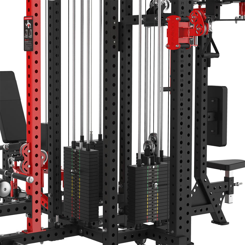 4 Multi-Station B122 – 4-staničná veža pre komerčné fitness centrá