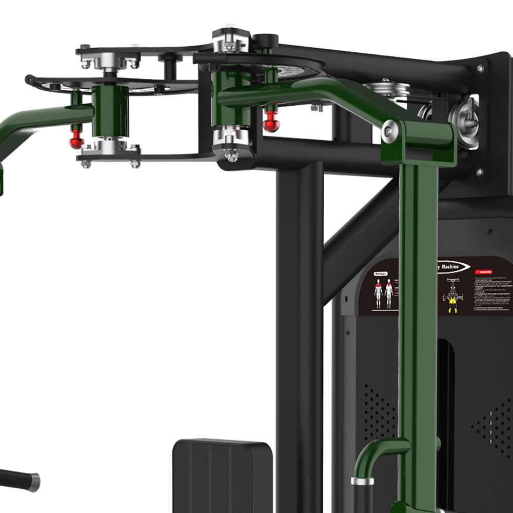 Rear Delt / Pec Fly B7105 – detail nastaviteľného mechanizmu ramien