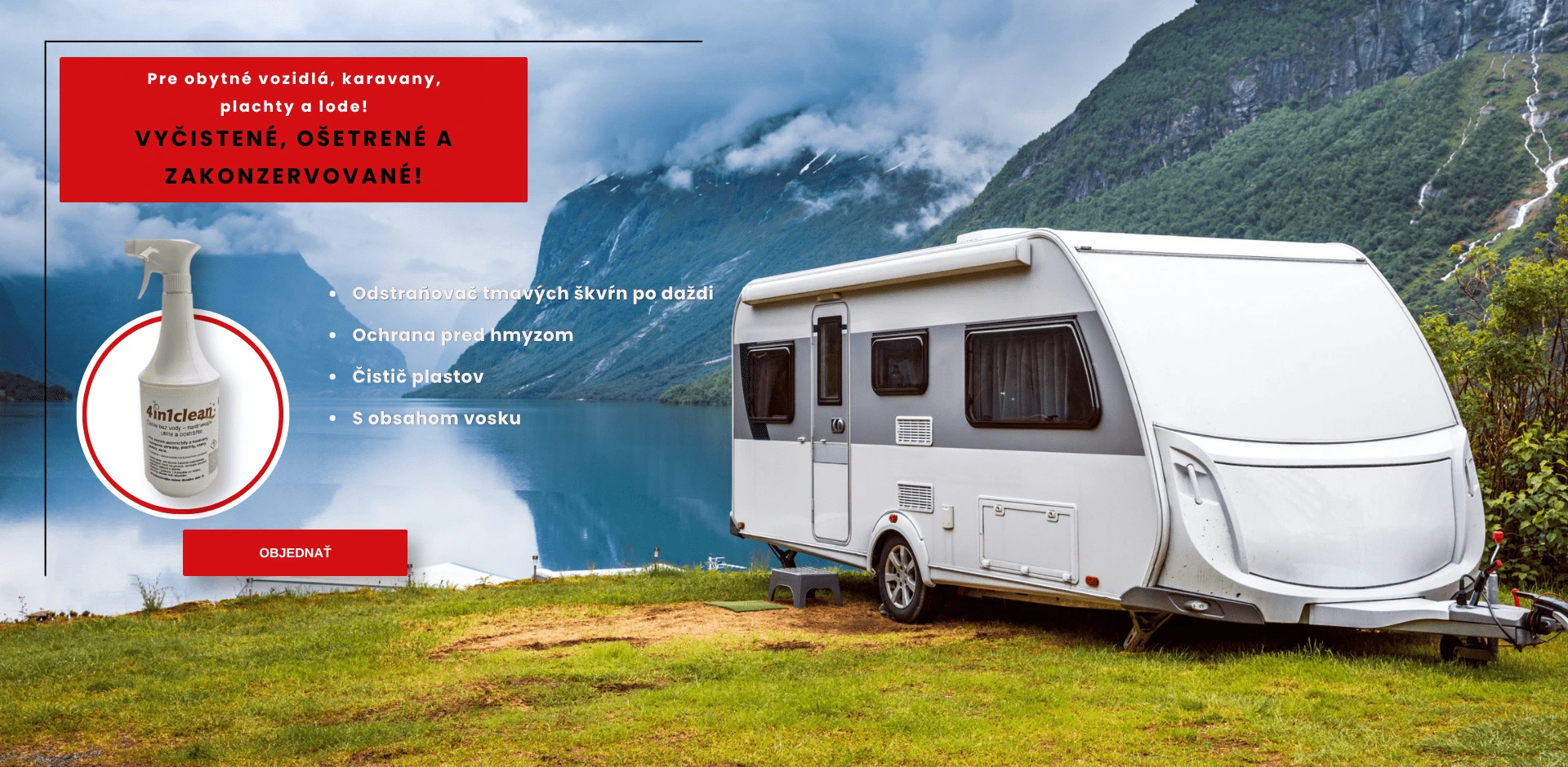 4in1clean čistič na karavany