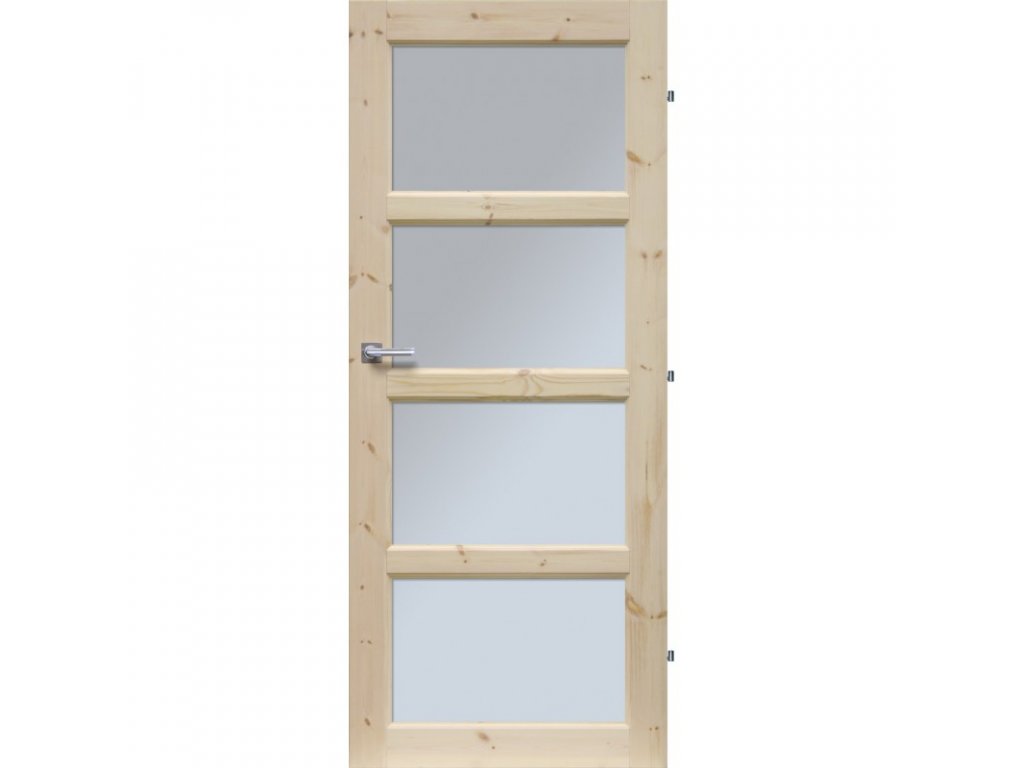 Interiérové dveře Radex LIZBONA 4S (Otvírání dvěří Posuvné, Šířka dveří 90 cm)