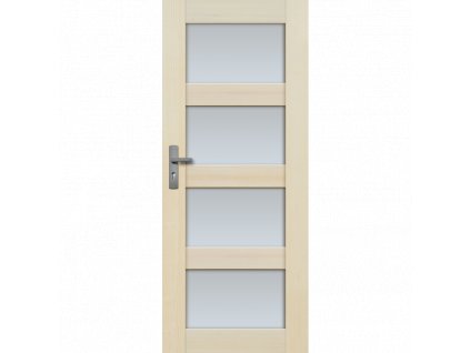 Interiérové dveře Radex dřevěné NEFRYT 4S (Otvírání dvěří Posuvné, Šířka dveří 90 cm)