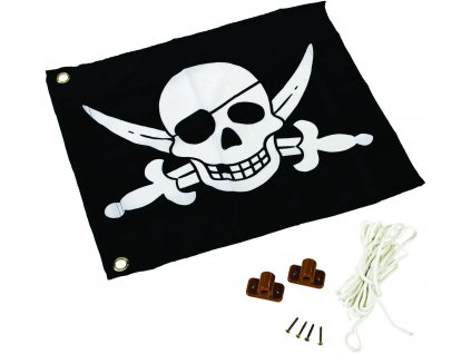 1343 2 vlajka pro detska hriste pirat