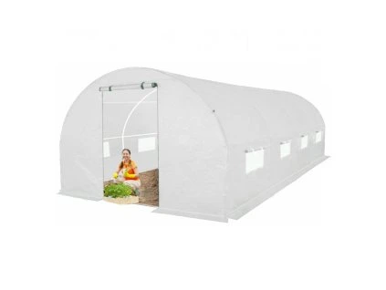 tunel szklarniowy 18m2 premium white 3x6m