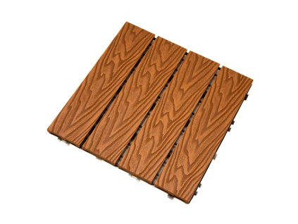 WPC terasová dlaždice 30×30 cm TEAK 1