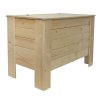 3670 1 drevena truhla s vikem na nozkach 80x39x52 cm
