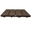 WPC terasová dlaždice 30×30 CM HNĚDÁ 6