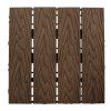 WPC terasová dlaždice 30×30 CM HNĚDÁ 7