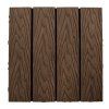 WPC terasová dlaždice 30×30 CM HNĚDÁ 10
