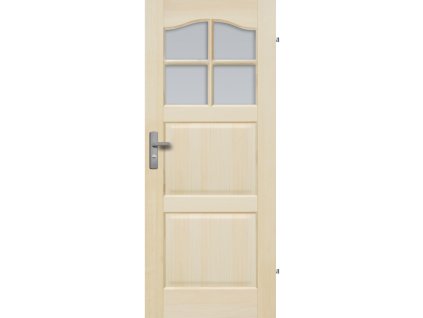 Interiérové dveře Radex dřevěné TRYPLET 4S (Otvírání dvěří Posuvné, Šířka dveří 90 cm)