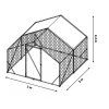 3237 3 venkovni vybeh pro slepice 3x3x2 2m
