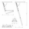 1961 3 drevene pudni schody extra 112x60 46mm