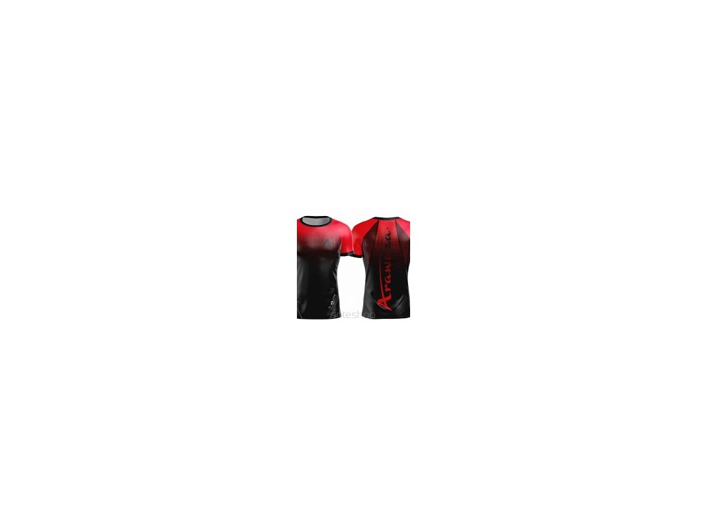 Arawaza DryFit TRIKO krátký rukáv červeno-černé