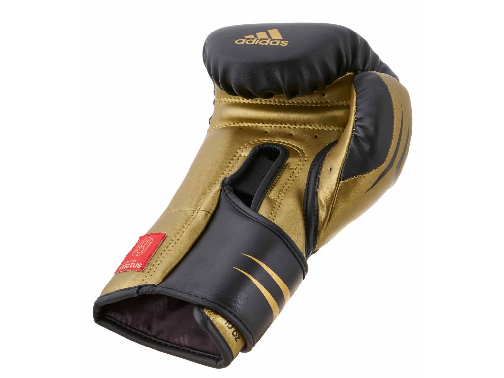 Boxerské rukavice adidas SPEED TILT 350V pro black/gold, SPD350VTG - 4KARATE