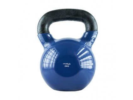 KN 20 KG KETTLEBELL POKRYTÝ VINYLEM HMS