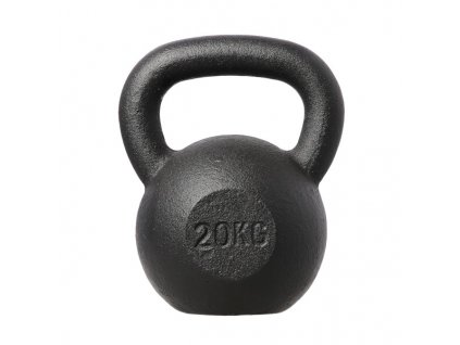 Litinový kettlebell HMS KZG20 20 kg, černý