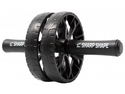 Sharp Shape Posilovací kolečko Dual wheel černé