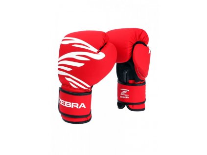 Zebra rukavice fitness red