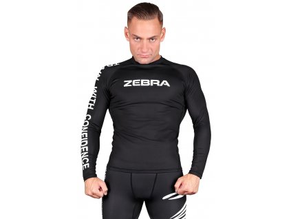 Zebra mma bjj rash guard performance dlouhý rukáv