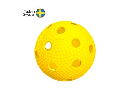 SALMING Aero Plus Ball, yellow with dumples