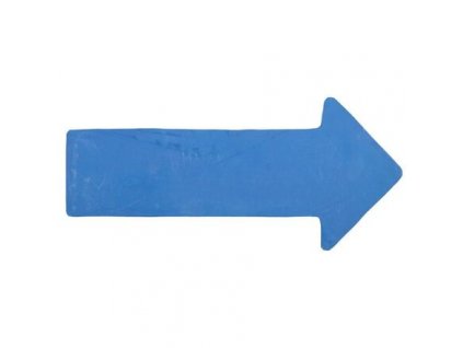 Arrow značka na podlahu modrá