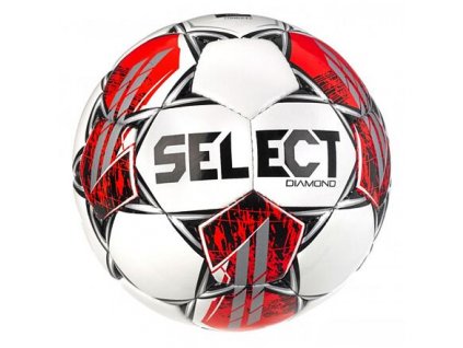 FB Diamond fotbalový míč bílá-červená
