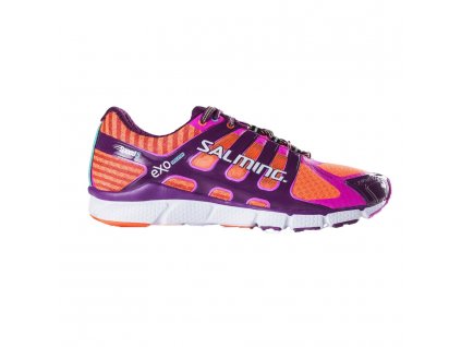 SALMING Speed 5 Shoe Women Shocking Orange/Dark Orchid