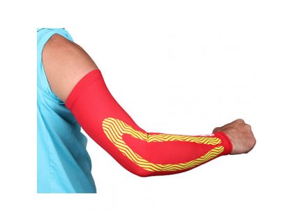 Compression Sleeves kompresní návleky na ruce červená