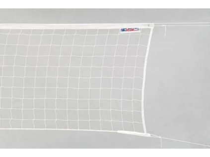 Síť volejbalová s lankem bílá