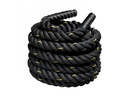 Posilovací lano na cvičení  BATTLE ROPE 38 mm / 15 m / 12,2 kg