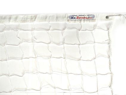 Síť volejbalová se šňůrou bílá