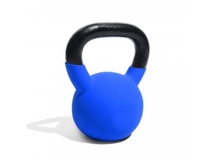 Činka KETTLEBELL  VINYL COATED 12 kg modrý