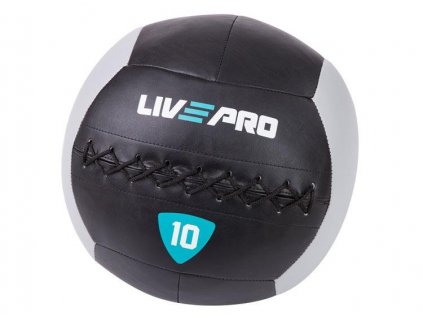 Medicinbal zátěžový míč LivePro Wall Ball 10 KG